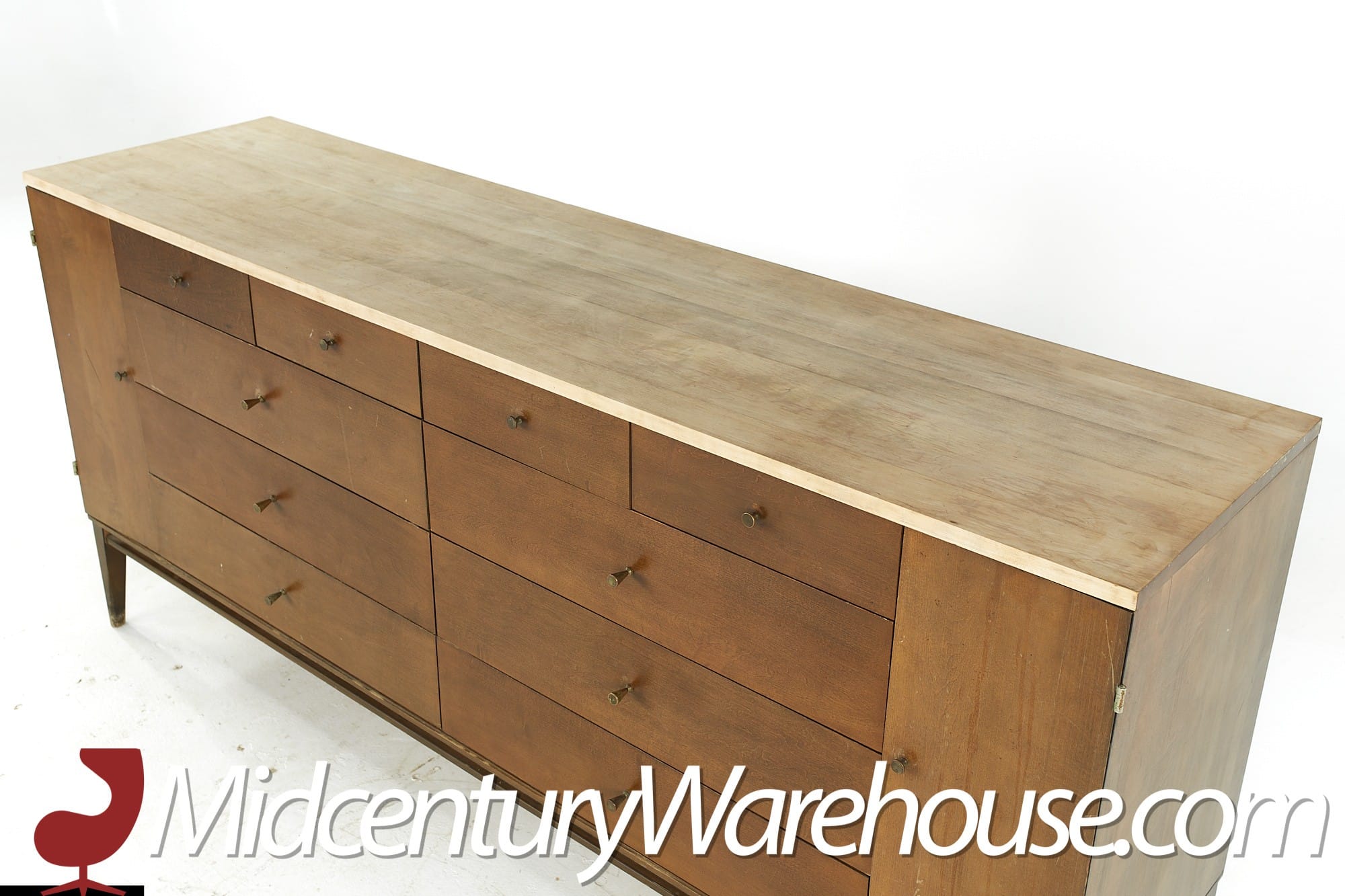 Paul McCobb for Planner Group Mid Century Maple 20 Drawer Dresser