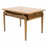 Warren Church for Lane Perception Mid Century Rectangle Nightstand Side End Table