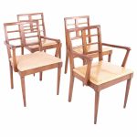 Morganton Mid Century Ladderback Cherry Dining Chairs - Set of 4