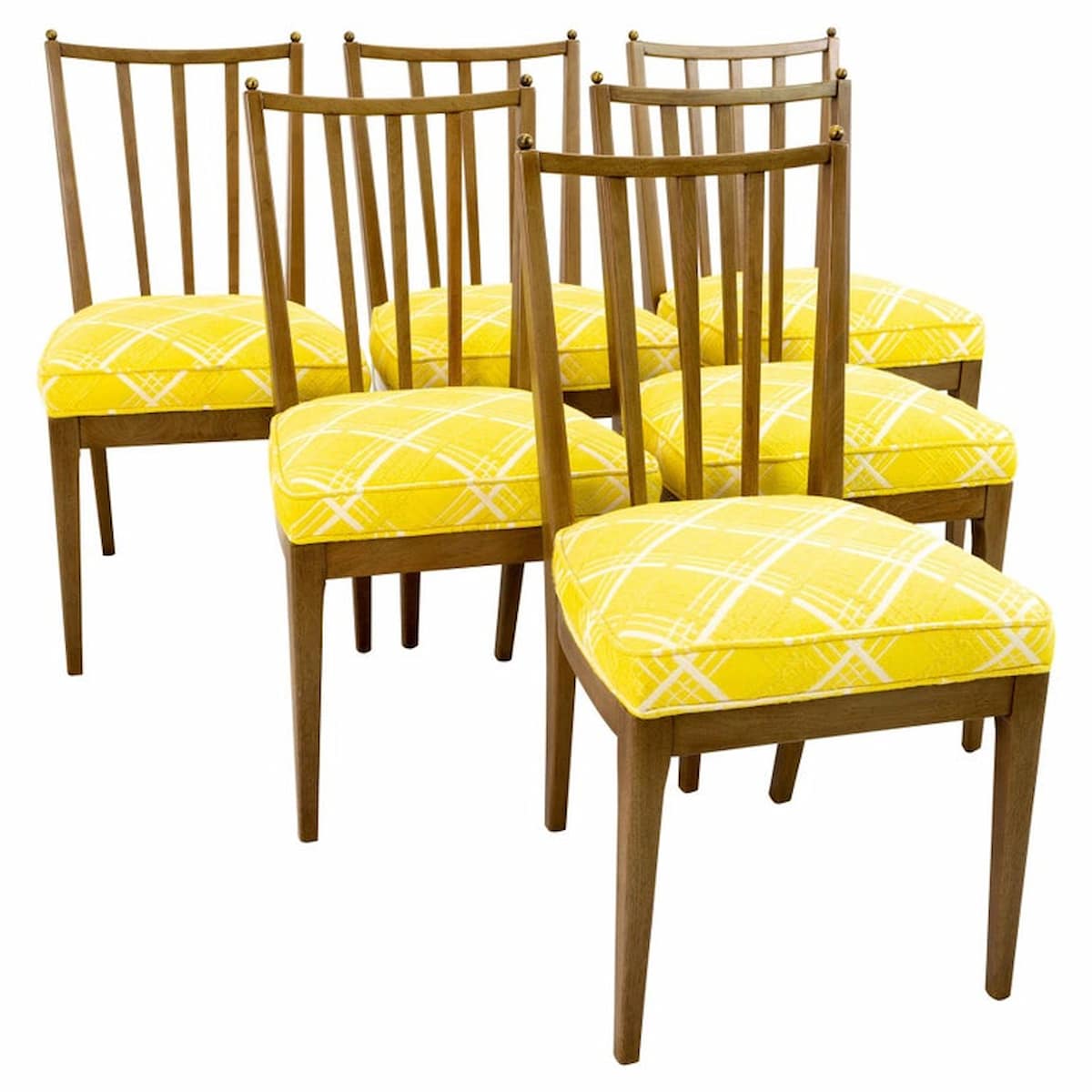Mid Century Walnut Dining Chairs - Set of 6
