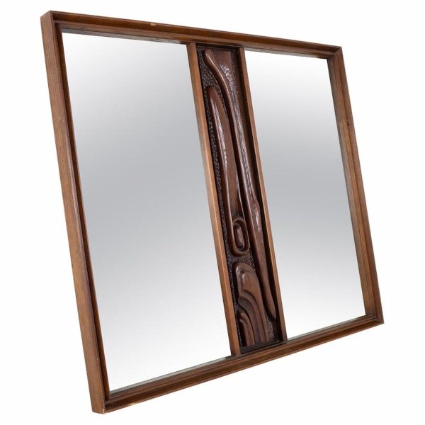 witco style pulaski mid century oceanic mirror