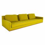 Edward Wormley Style Mid Century Green Sofa