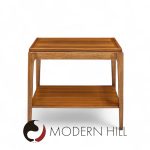Lane Rhythm Mid Century Square Walnut Side End Table
