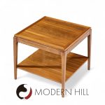 Lane Rhythm Mid Century Square Walnut Side End Table