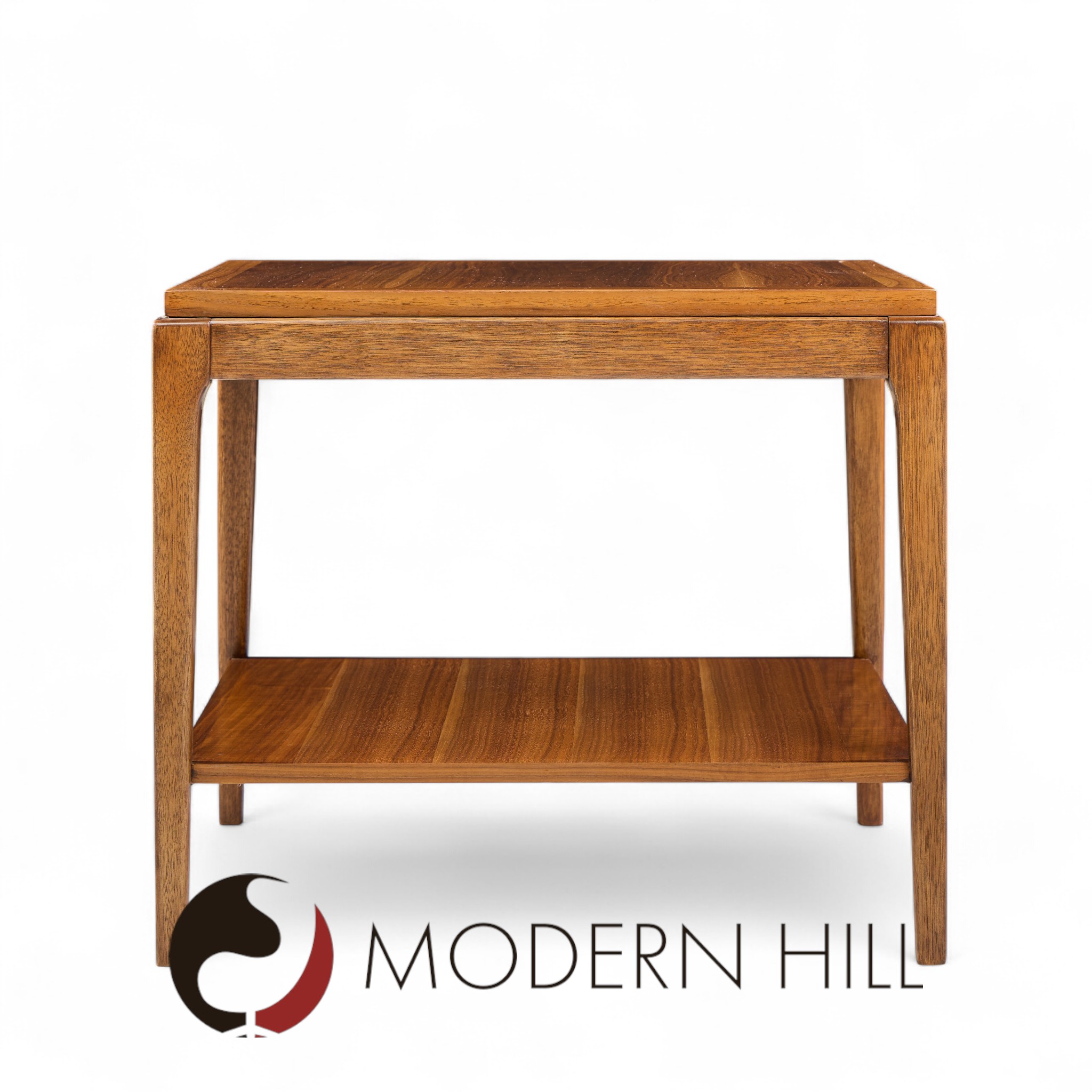 Lane Rhythm Mid Century Square Walnut Side End Table