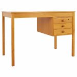 Domino Mobler Mid Century Teak Writing Desk | Mid Century Modern Furniture - Mid Century Furniture Chicago Domino Mobler Mid Century Teak Writing Desk