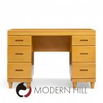 Heywood Wakefield Mid Century Maple Bookcase Desk