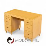 Heywood Wakefield Mid Century Maple Bookcase Desk