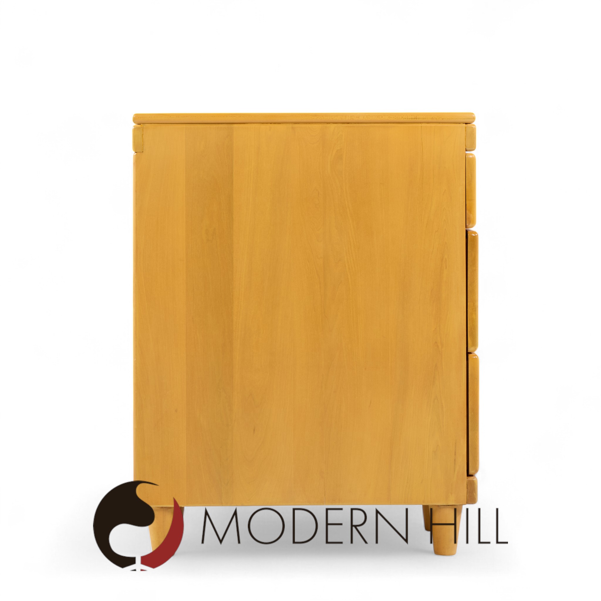 Heywood Wakefield Mid Century Maple Bookcase Desk