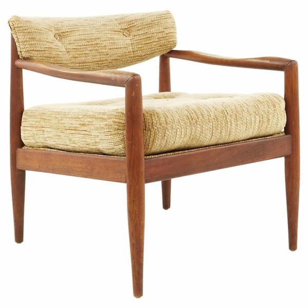 adrian pearsall for craft associates walnut lounge chair