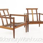 Borge Jensen and Sonner for Bernstorffsminde Mobelfabrik Teak Lounge Chairs - a Pair
