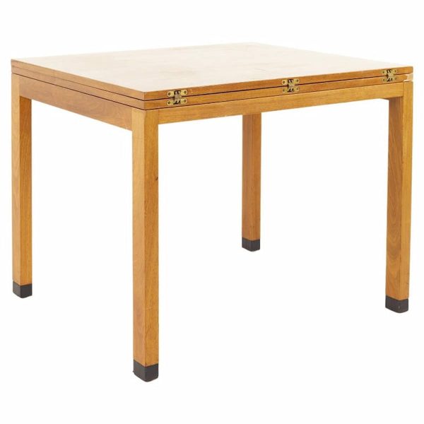 dunbar mid century flip top dining game table