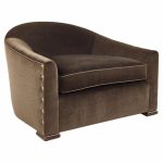 Mattaliano Contemporary Modern Mohair Lounge Chair