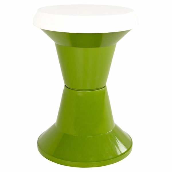mid century green planter stool
