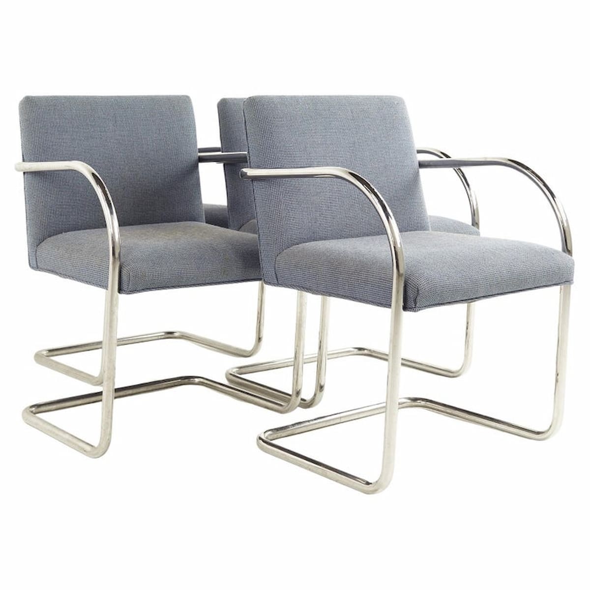 Knoll Brno Mid Century Chairs - Set of 4