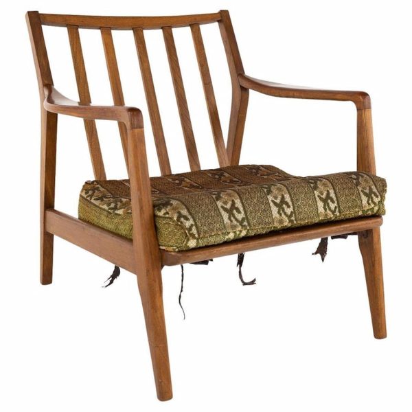 kofod larsen style mid century danish lounge chair