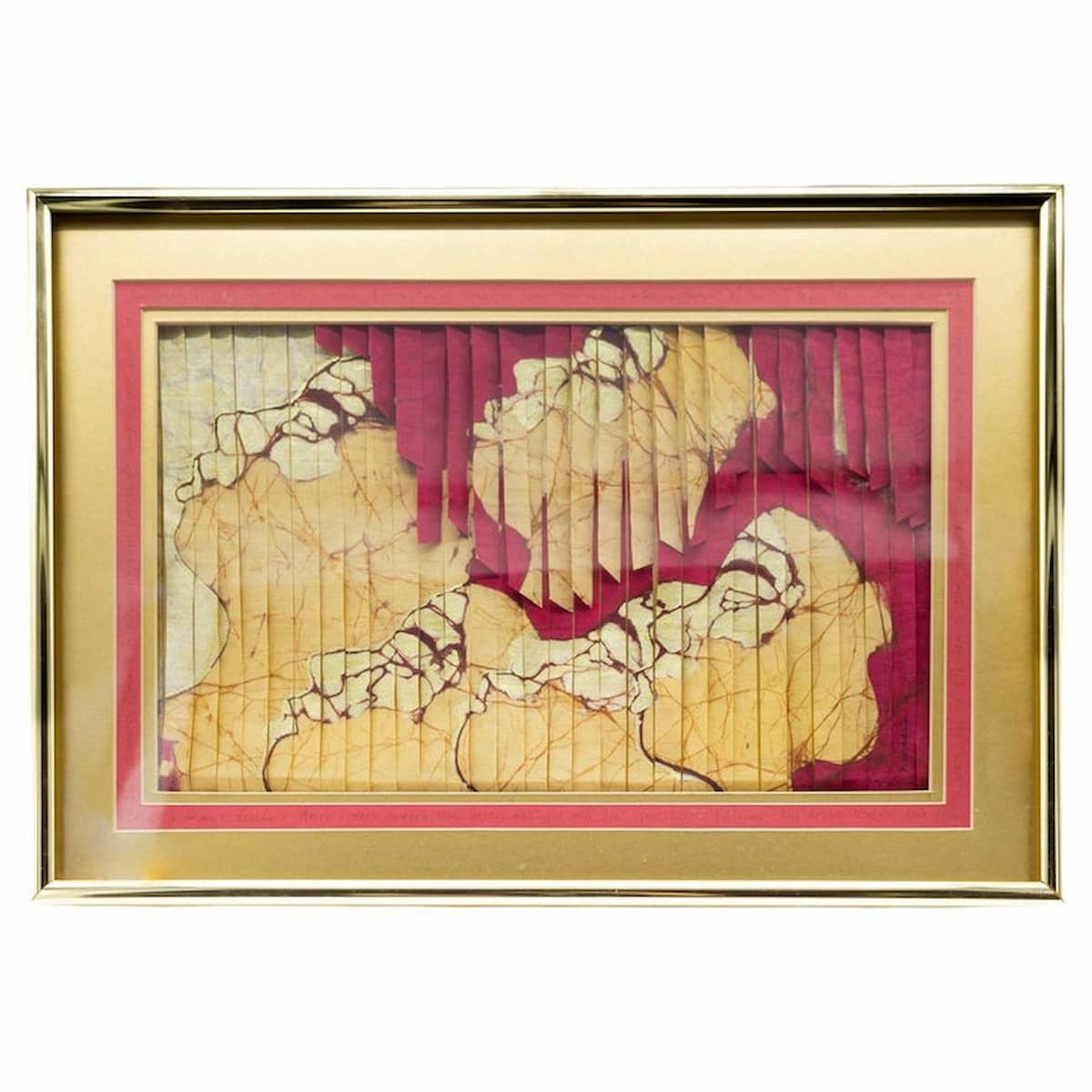Ann & Dick Rundall Mid Century Batik Textile Art