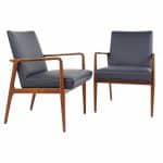 Stow Davis Mid Century Lounge Chair - a Pair