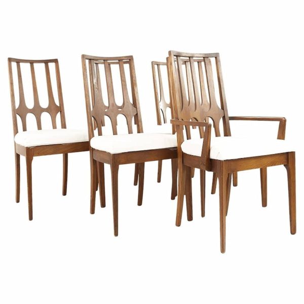 broyhill brasilia mid century dining chairs - set of 6