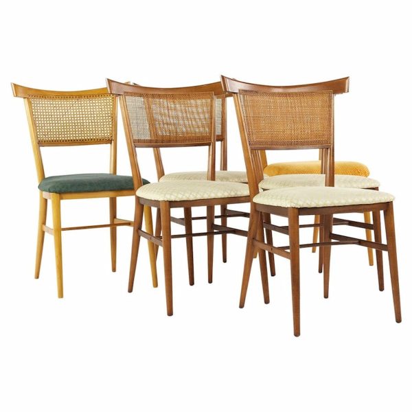 Paul Mccobb for Planner Group Winchendon Maple and Cane Dining Chairs - Set of 6