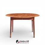 Uldum Mobelfabrik Style Mid Century Danish Teak Round Dining Table