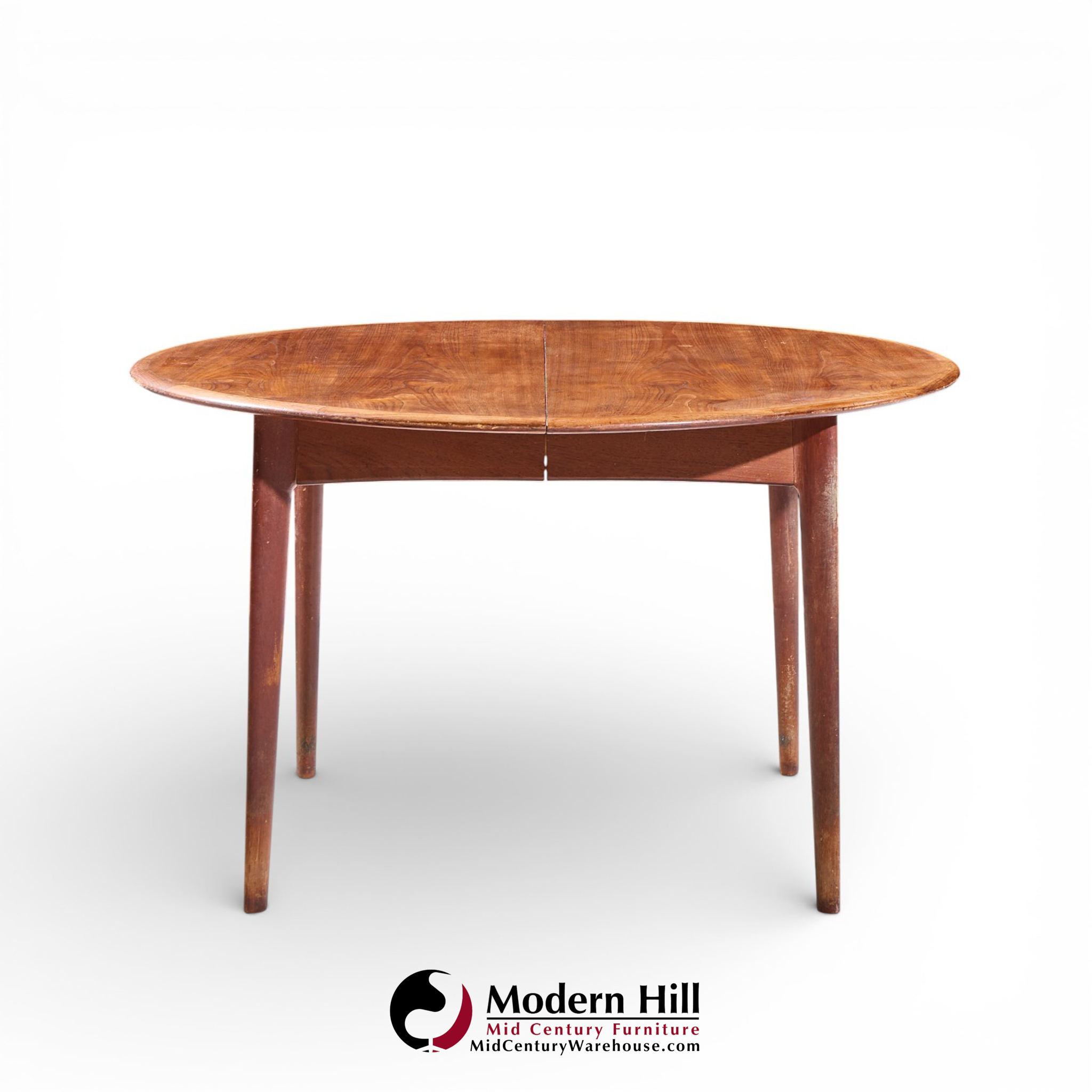 Uldum Mobelfabrik Style Mid Century Danish Teak Round Dining Table