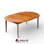 Uldum Mobelfabrik Style Mid Century Danish Teak Round Dining Table