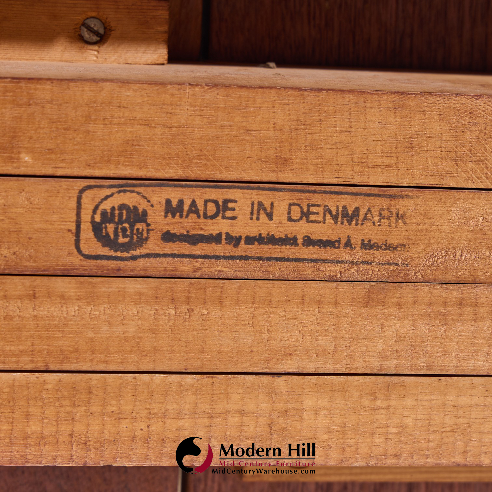 Uldum Mobelfabrik Style Mid Century Danish Teak Round Dining Table