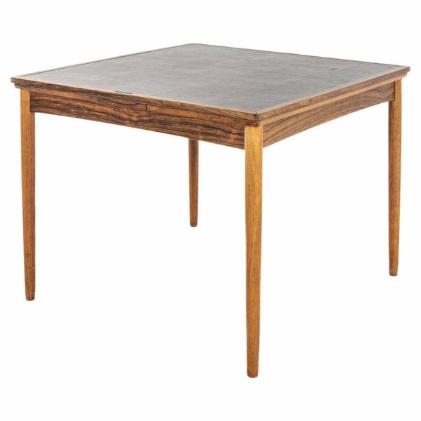 poul hundevad mid century rosewood expanding game table