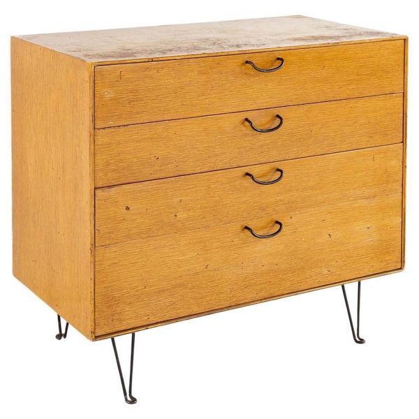 George Nelson for Herman Miller Mid Century Chest with Hairpin Legs