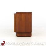 Tobago Brutalist Mid Century Walnut Credenza