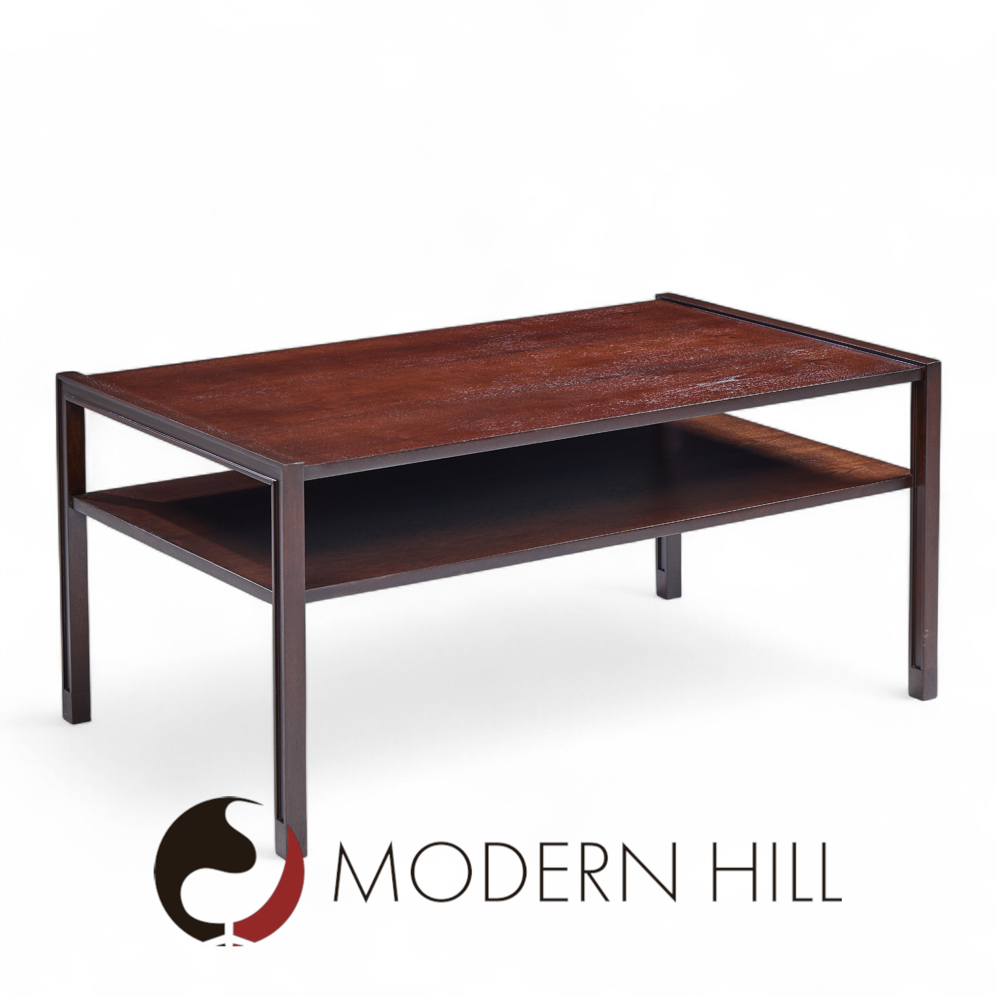 Edward Wormley for Dunbar Mid Century Two Tier Coffee Table