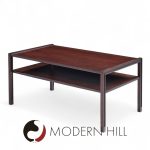 Edward Wormley for Dunbar Mid Century Two Tier Coffee Table