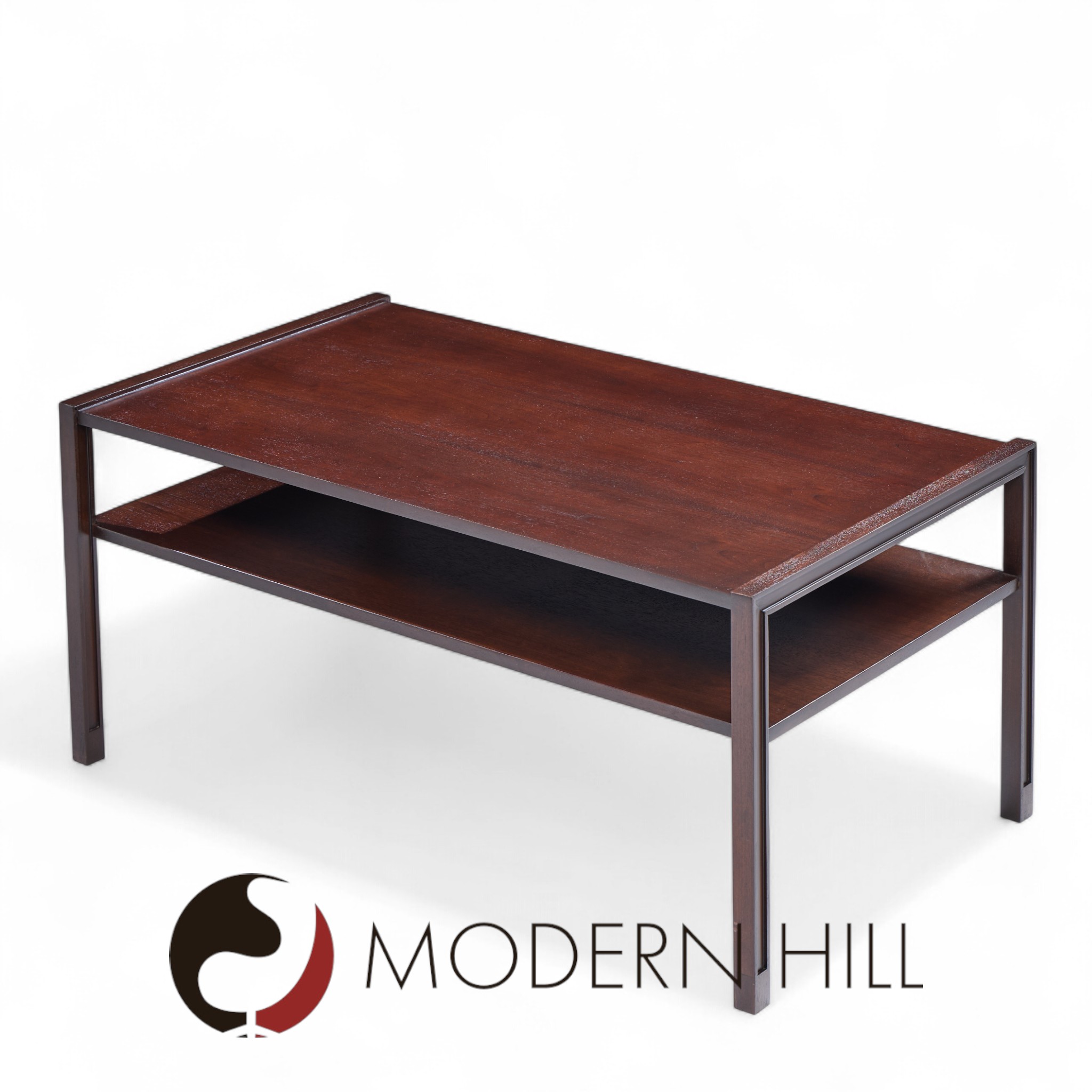Edward Wormley for Dunbar Mid Century Two Tier Coffee Table