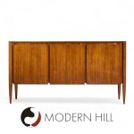 Gio Ponti for Singer and Sons Mid Century Walnut Model 2160 Cabinet