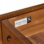 Gio Ponti for Singer and Sons Mid Century Walnut Model 2160 Cabinet