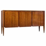 Gio Ponti for Singer and Sons Mid Century Walnut Model 2160 Cabinet
