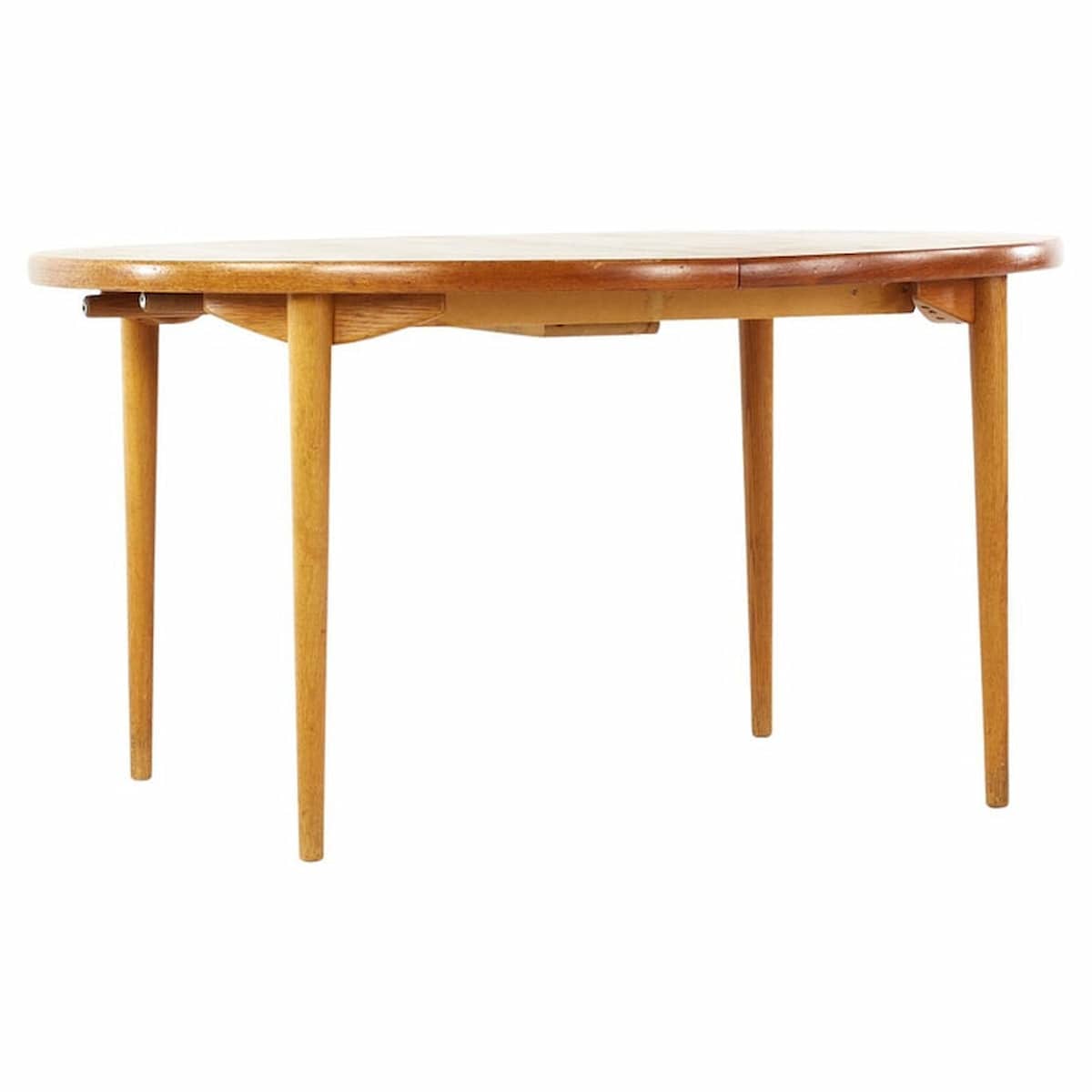 Peter Hvidt and Orla Molgaard Nielsen Teak Dining Table with 4 Leaves