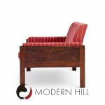 Arne Norell Style mid Century Danish Rosewood Settee Loveseat Sofa | Mid Century Modern Furniture - Mid Century Furniture Chicago Arne Norell Style mid Century Danish Rosewood Settee Loveseat Sofa