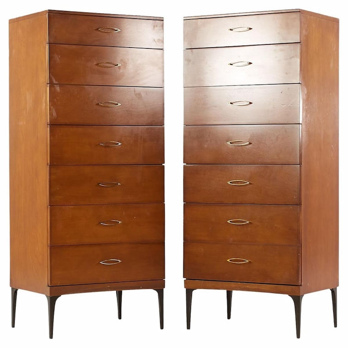 Heywood Wakefield Contessa Mid Century Lingerie Chests - Pair