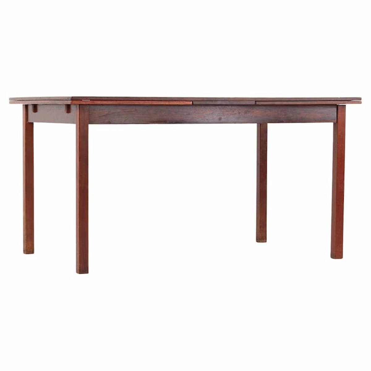 Niels Moller Style Mid Century Rosewood Hidden Leaf Dining Table