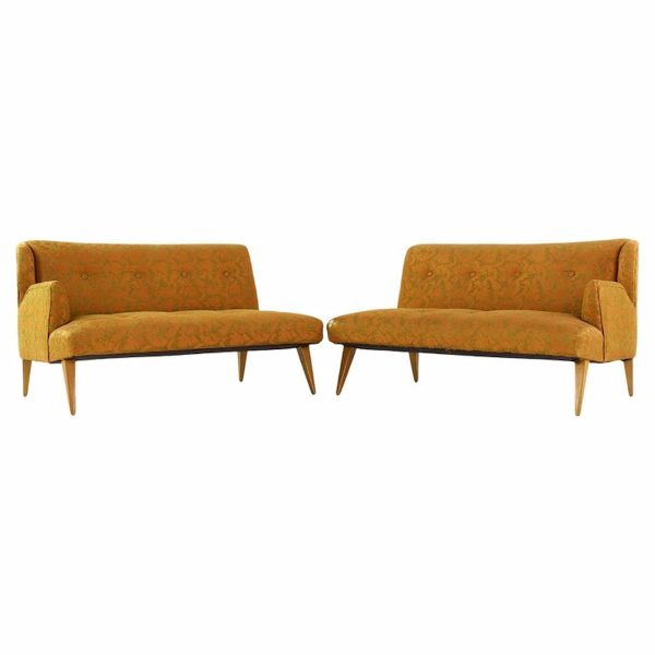 paul mccobb for planner group mid century 2 piece sofa sectional