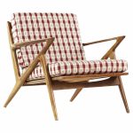 Poul Jensen for Selig Mid Century Walnut Z Lounge Chair