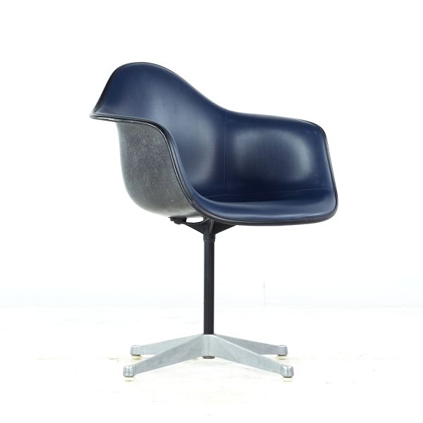 charles eames for herman miller mid century upholstered shell office chair