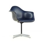 Charles Eames for Herman Miller Mid Century Upholstered Shell Office Chair