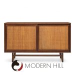 John Keal for Brown Saltman Mid Century Cane Lowboy | Mid Century Modern Furniture - Mid Century Furniture Chicago John Keal for Brown Saltman Mid Century Cane Lowboy