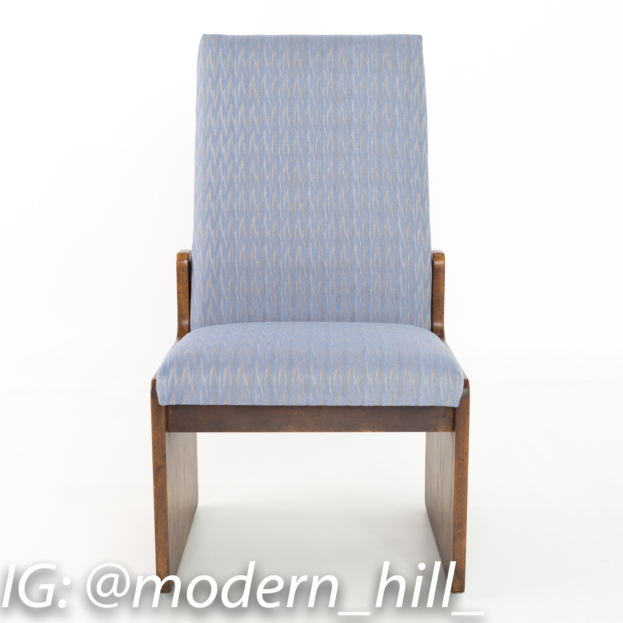 Lane Pueblo Mid Century Brutalist Dining Chairs - Set of 6