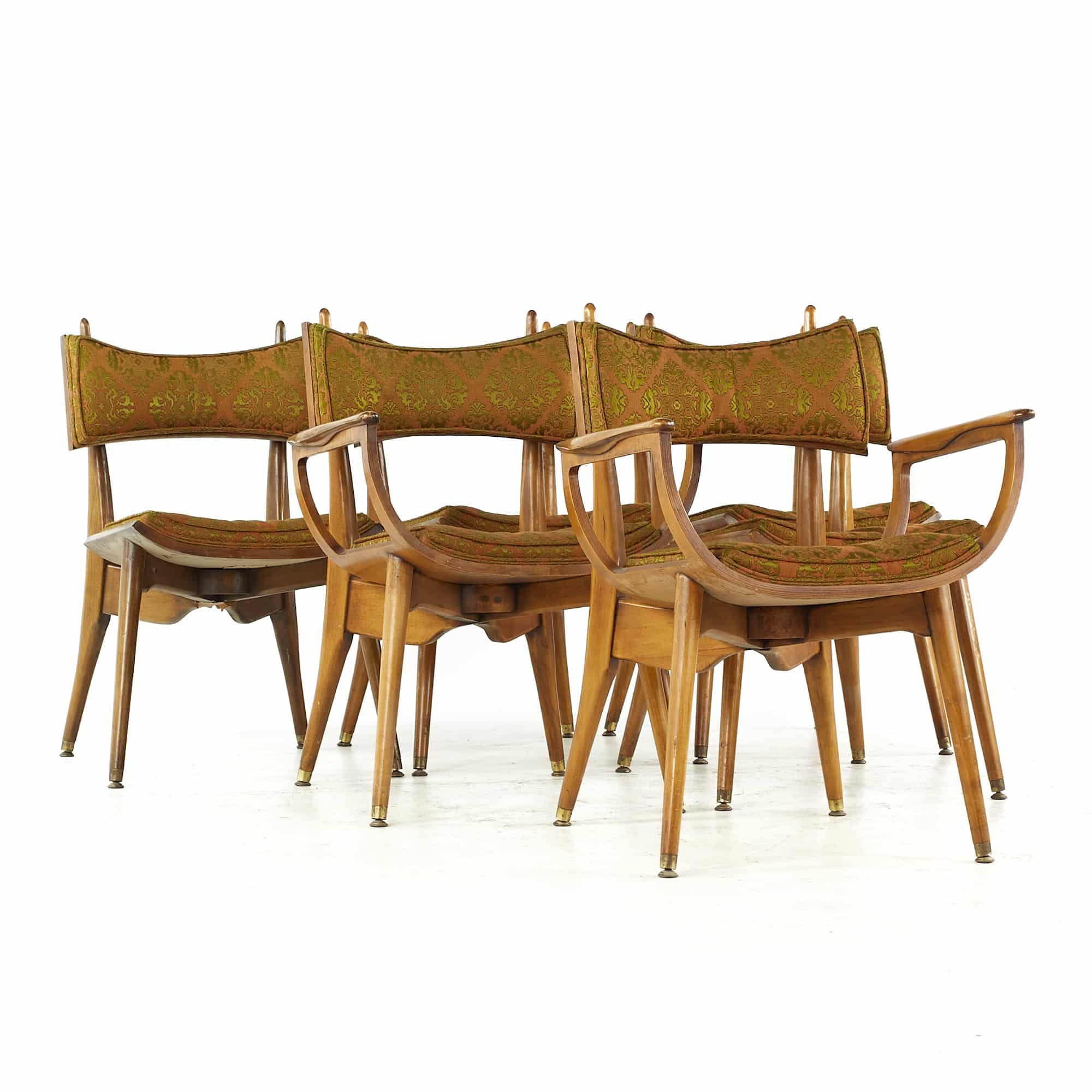 Romweber Mid Century Dining Chairs - Set of 6