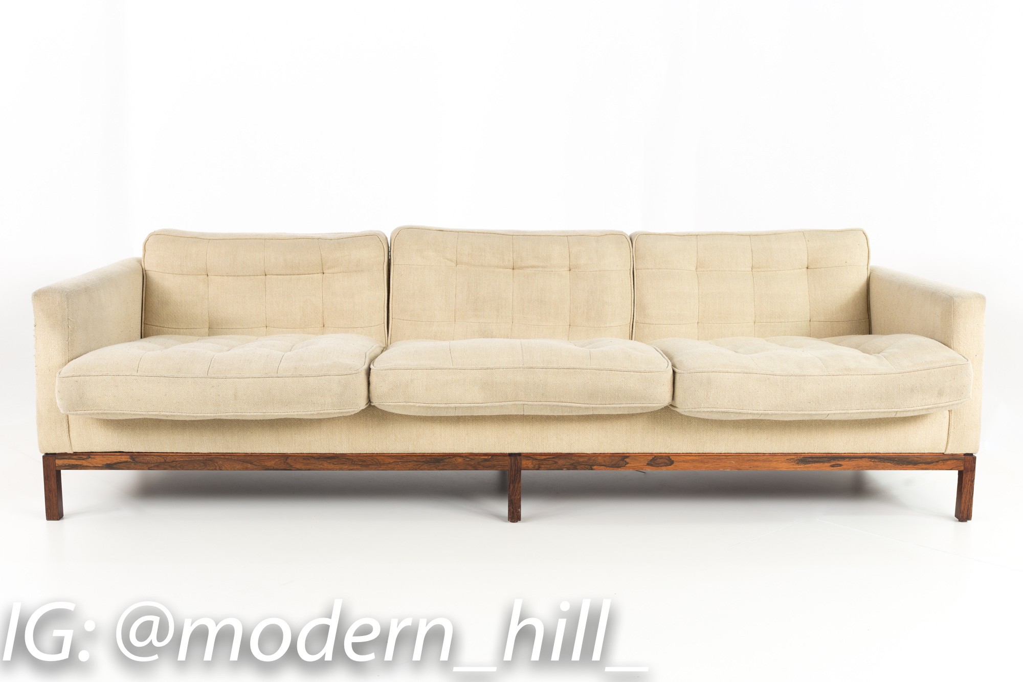 Images | Mid Century Modern Furniture - Mid Century Furniture Chicago Early Florence Knoll Mid Century Rosewood Club Sofa
