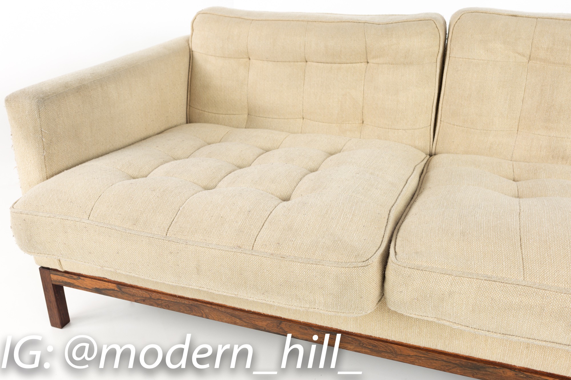Images | Mid Century Modern Furniture - Mid Century Furniture Chicago Early Florence Knoll Mid Century Rosewood Club Sofa